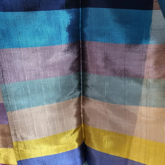 TABLE RUNNER 100% Raw Woven Silk NWOT - Picture 6 of 8